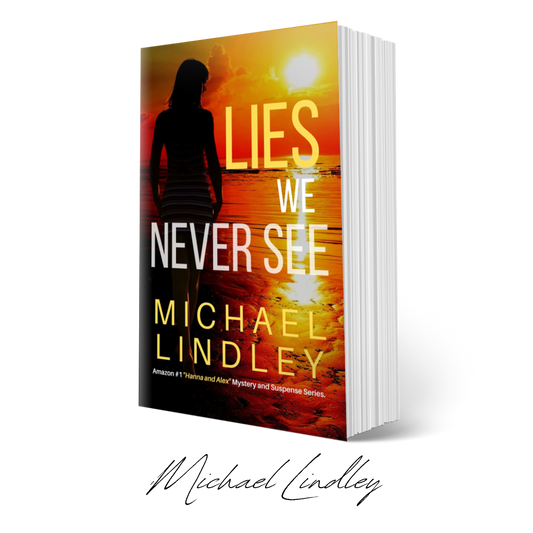 LIES WE NEVER SEE - personalized author-signed paperback.  ⭐⭐⭐⭐⭐  4.2 out of 5