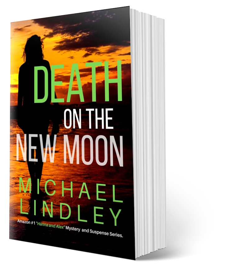 DEATH ON THE NEW MOON Paperback #3 "Hanna and Alex" Series  ⭐⭐⭐⭐⭐  (1090)